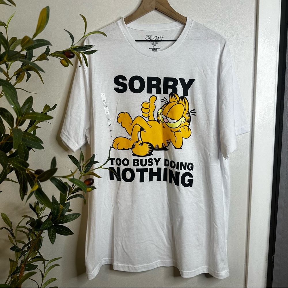 Garfield Large Tall T-shirt NWT